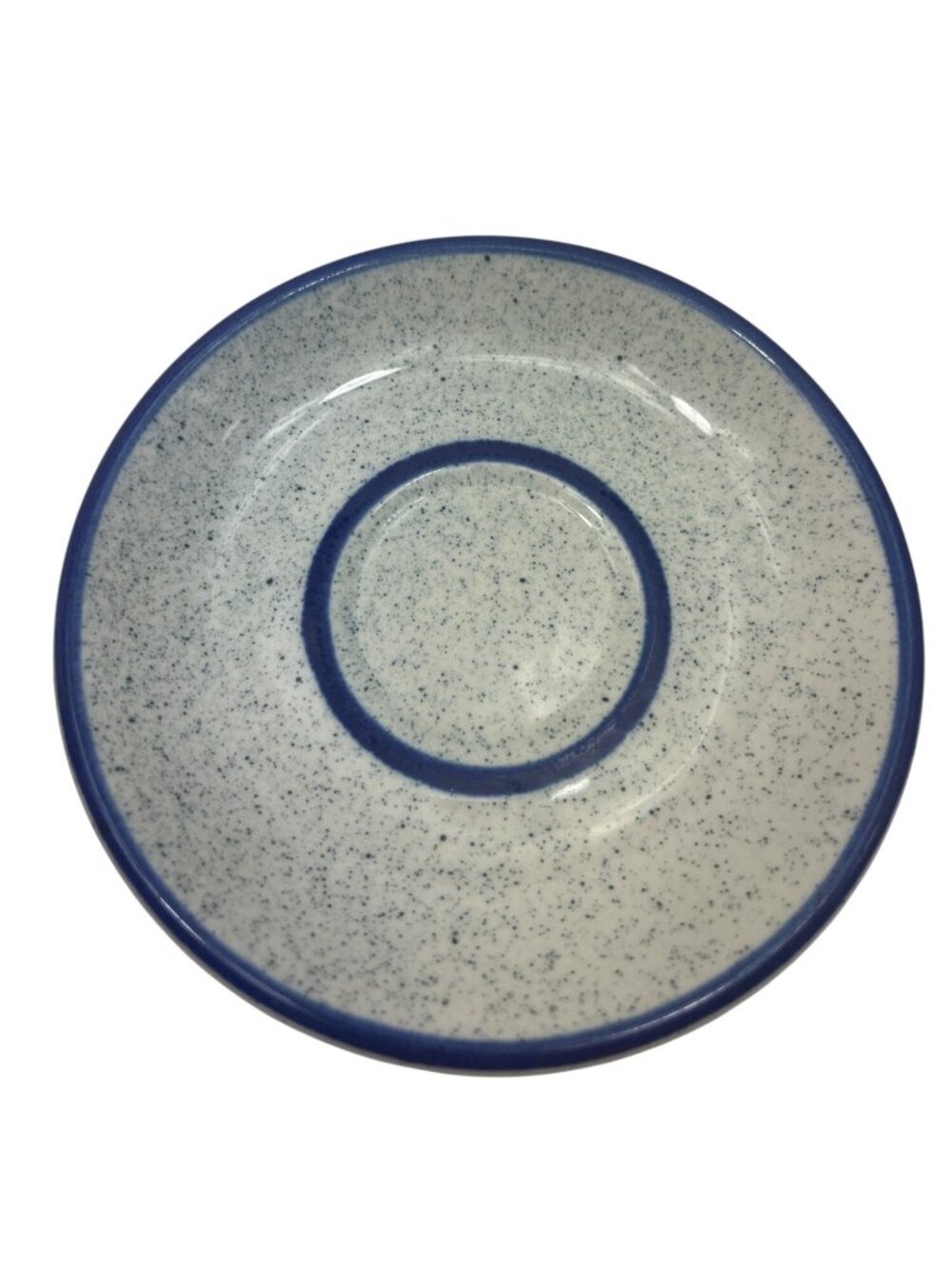 Syracuse China Blue Speckled Saucer 5.5 In Set Of 6 C88 - Picture 4 of 7